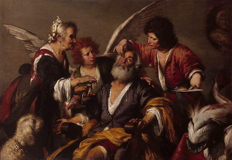 Bernardo Strozzi The Healing of Tobit France oil painting art